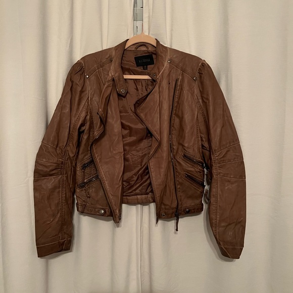 Blu Pepper Jackets & Coats Blu Pepper Brown Leather Jacket Poshmark